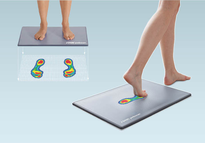 Thiết bị đo áp lực bàn chân DIERS pedoscan