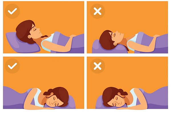 Ngủ đúng tư thế giúp tránh vẹo cổ cấp