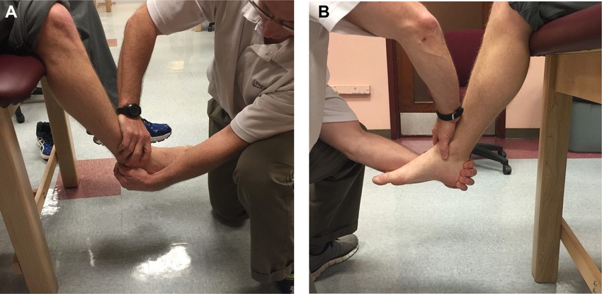 Anterior drawer test ankle