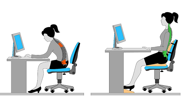 Tư thế ngồi chuẩn tránh tái phát bệnh đau lưng