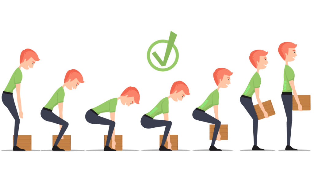 Tư thế đứng an toàn để tránh tái phát thoát vị đĩa đệm đĩa đệm cột sống thắt lưng
