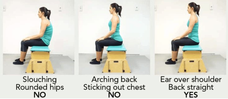 Duy trì tư thế ngồi chuẩn trong sinh hoạt