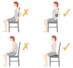 Ngồi sai tư thế gây đau lưng