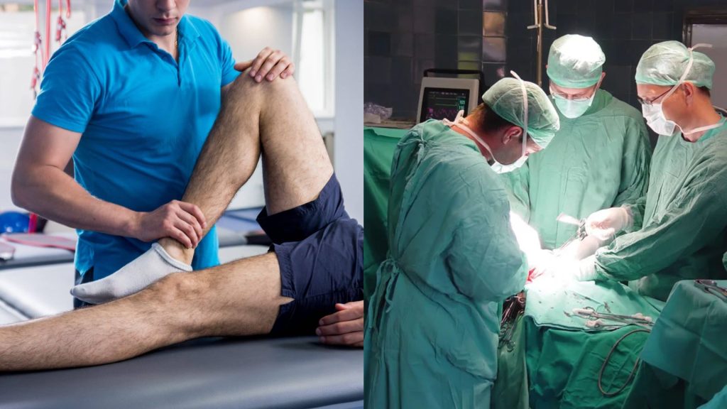 Thực hiện các phương pháp điều trị tùy thuộc vào tình trạng của người bệnh sau mổ ACL