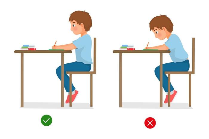 Duy trì tư thế ngồi đúng
