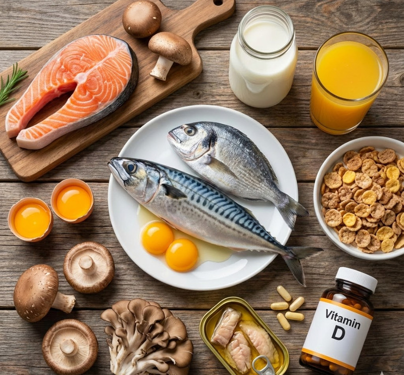 Thực phẩm chứa vitamin D và Canxi giúp xương chắc khoẻ