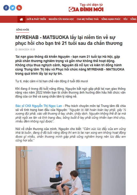 Phục hồi chức năng sau gãy xương