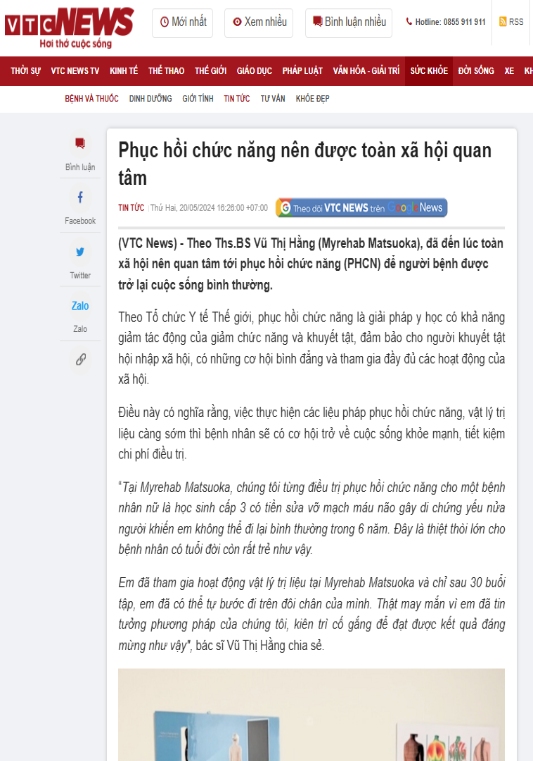 Báo VTC News nói về PHCN