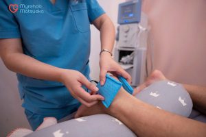 điện xung giảm đau tổn thương dây chằng cổ chân