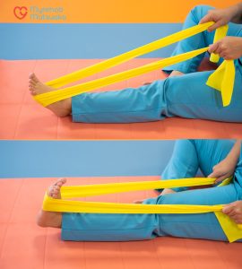 Bài tập gấp duỗi cổ chân hỗ trợ điều trị viêm khớp gối không dùng thuốc