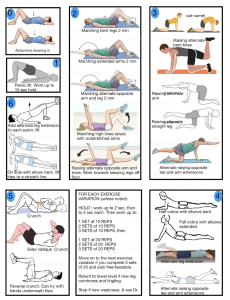 Kế hoạch tập luyện bằng phương pháp McKenzie