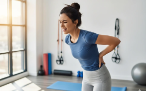 Người bệnh gặp khó khăn khi cúi, xoay người