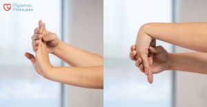 Bài tập kéo giãn lòng bàn tay giúp giải tỏa sự co rút cơ cẳng tay, cải thiện độ đàn hồi và ngăn ngừa các cơn đau do căng cơ